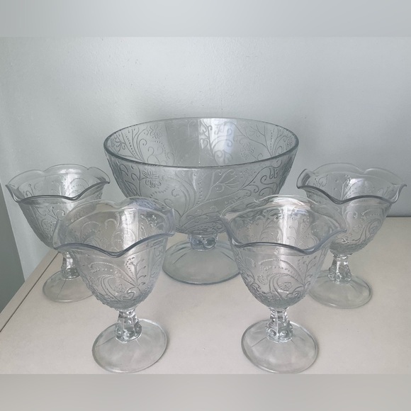 EUC parfait trifle set 5 pieces - Picture 4 of 13
